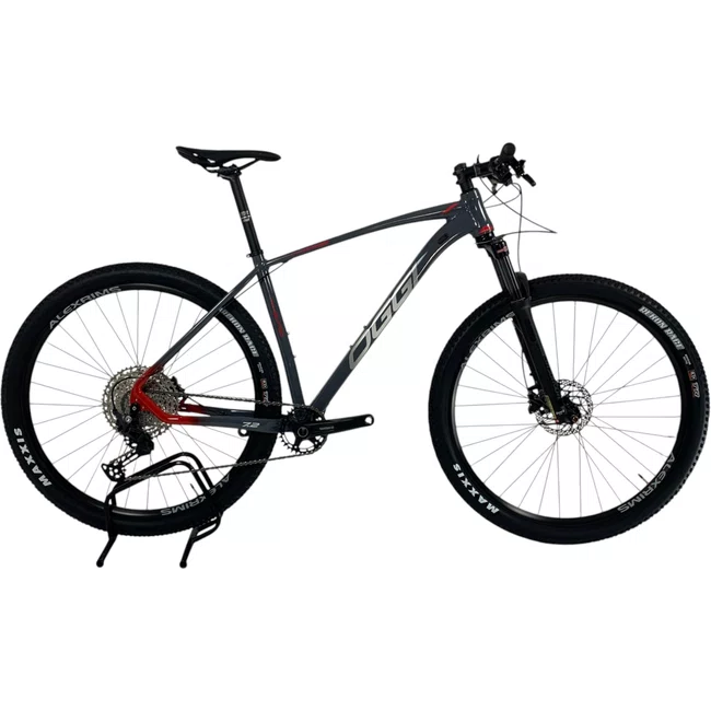 Bicicleta Oggi Big Wheel 7.2 Deore Aro 29 12v Cinza e Vermelho - Seminova