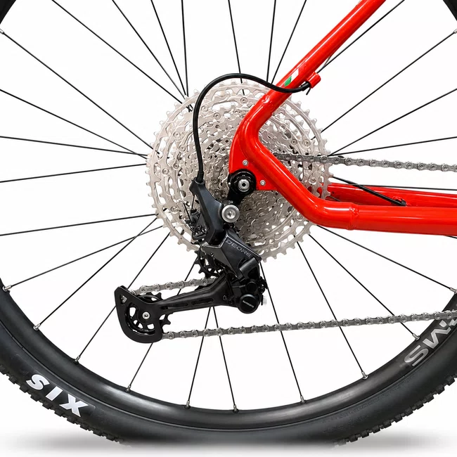 Bicicleta Oggi Big Wheel 7.3 A29 Deore 12v VERM/BRAN 2025