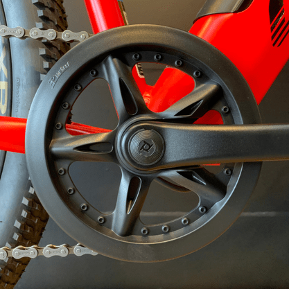 Bicicleta Oggi Big Wheel 8.0 E-bike Aro 29 Shimano 7v 2021 Vermelho e Dourado