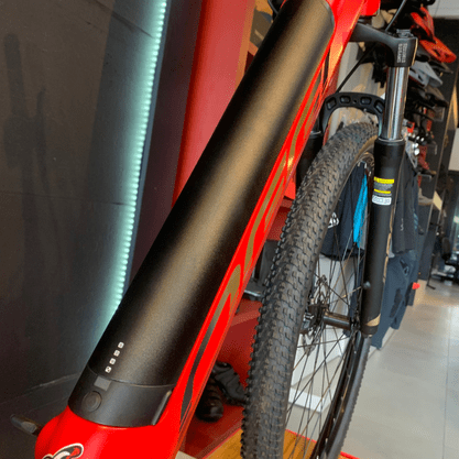 Bicicleta Oggi Big Wheel 8.0 E-bike Aro 29 Shimano 7v 2021 Vermelho e Dourado
