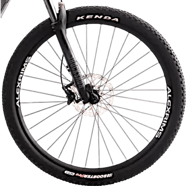 Bicicleta Oggi Big Wheel 8.3 Aro 29 Cues 11v 2024 Cinza e Preto e Vermelho