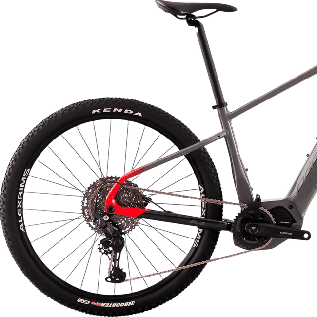 Bicicleta Oggi Big Wheel 8.3 Aro 29 Cues 11v 2024 Cinza e Preto e Vermelho