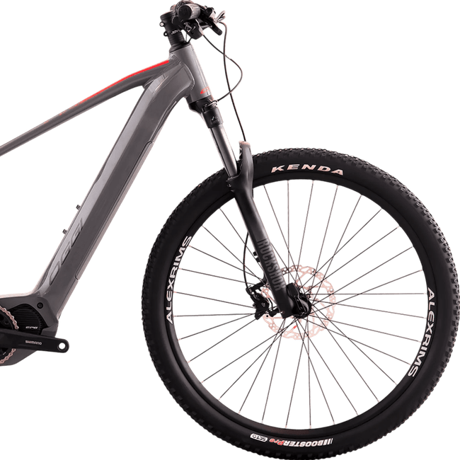 Bicicleta Oggi Big Wheel 8.3 Aro 29 Cues 11v 2024 Cinza e Preto e Vermelho