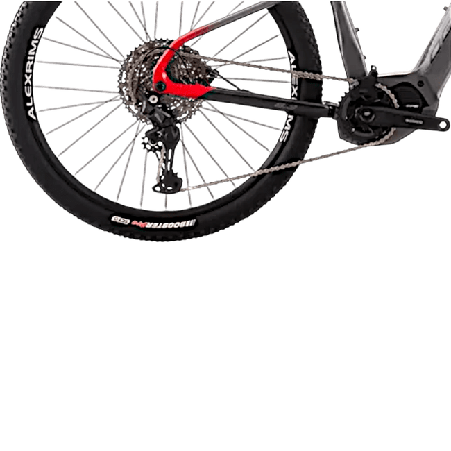 Bicicleta Oggi Big Wheel 8.3 Aro 29 Cues 11v 2024 Cinza e Preto e Vermelho