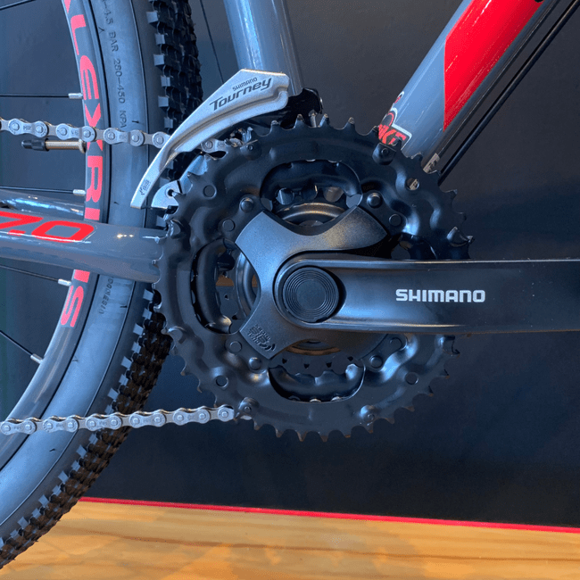 Bicicleta Oggi Big Wheel 7.0 Aro 29 Tourney 24v 2023 Grafite e Vermelho e Preto
