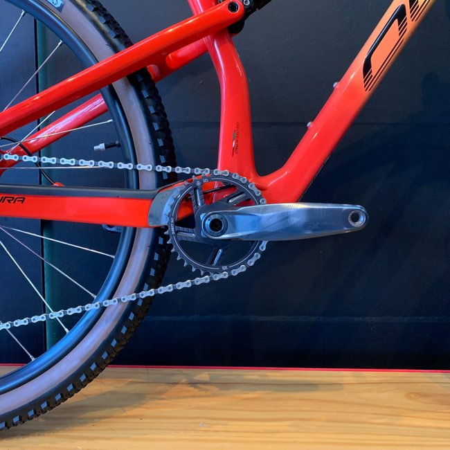 Bicicleta Oggi Cattura Pro Aro 29 GX 12v Amarelo e Vermelho - Seminova