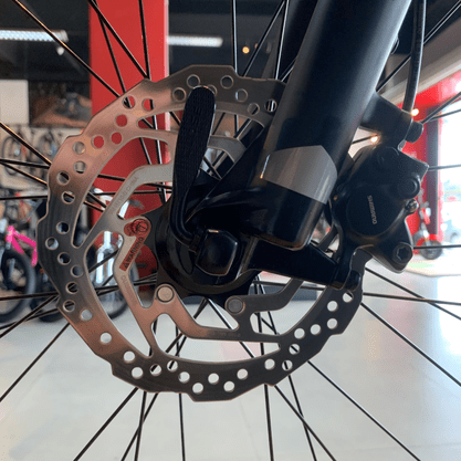 Bicicleta Oggi E-Bike Flex 200 Tourney 7v Preto e Grafite
