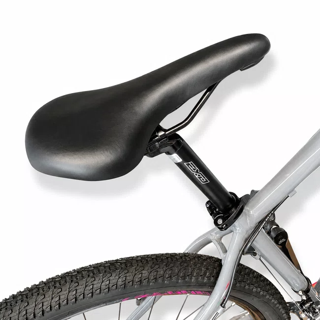 Bicicleta Oggi Hacker Sport Aro 29 Tourney 21v 2024 Grafite e Rosa e Preto