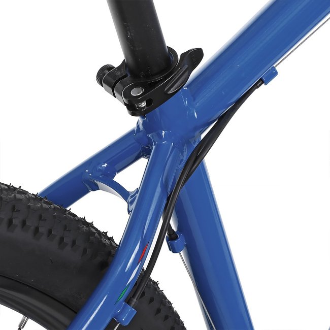 Bicicleta Oggi Hacker Sport Aro 29 Tourney 21v 2024 Azul e Vermelho e Preto