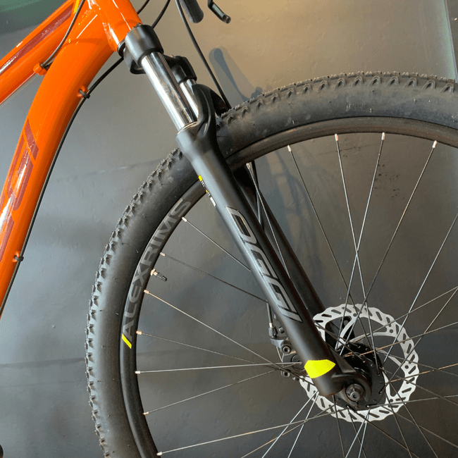 Bicicleta Oggi Hacker Sport Aro 29 Tourney 21v Laranja e Vinho e Amarelo