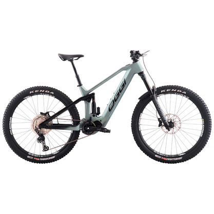 Bicicleta Oggi Potenza Sport E-Bike Carbon Aro 29 Deore 12v 2024 Prata e Preto