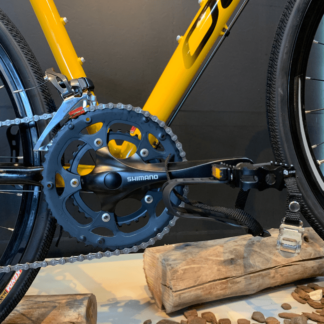 Bicicleta Oggi Velloce Aro 700 Claris 16v Amarelo e Preto e Cinza