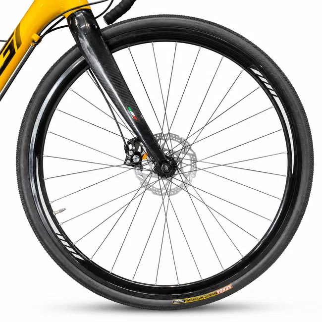 Bicicleta Oggi Velloce Aro 700 Claris 16v Amarelo, Preto e Cinza
