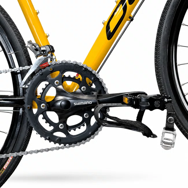 Bicicleta Oggi Velloce Aro 700 Claris 16v Amarelo, Preto e Cinza