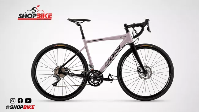 Bicicleta Oggi Velloce Aro 700 Claris 16v Grafite e Preto
