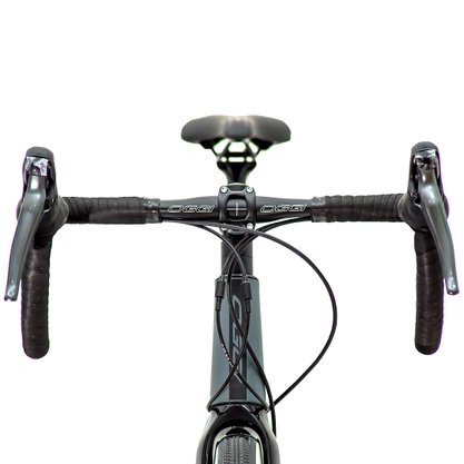 Bicicleta Oggi Velloce Disc Aro 700 Claris 16v Grafite e Preto e Amarelo
