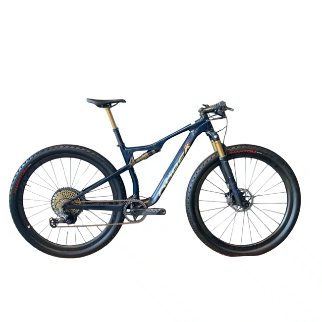 Bicicleta Orbea Aro 29 Oiz Xtr 12v Azul e Dourado - Seminova