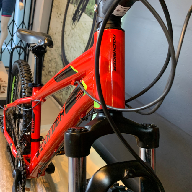 Bicicleta Rockrider Sport Trail 900 Aro 24 Altus 21v Vermelha - Seminova