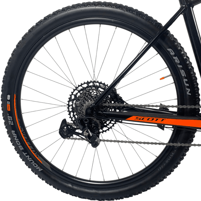 Bicicleta Scott Scale 960 Aro 29 NX 12V Preto e Laranja - Seminova