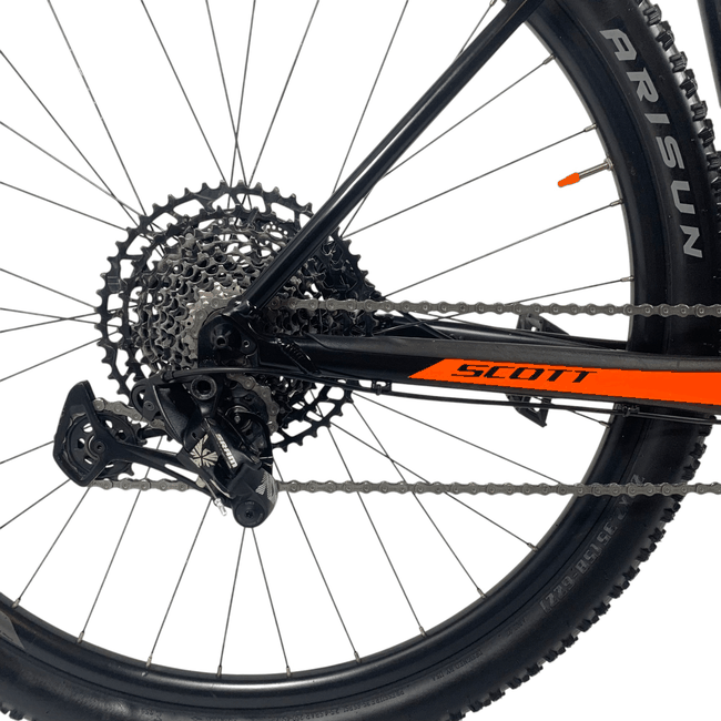 Bicicleta Scott Scale 960 Aro 29 NX 12V Preto e Laranja - Seminova