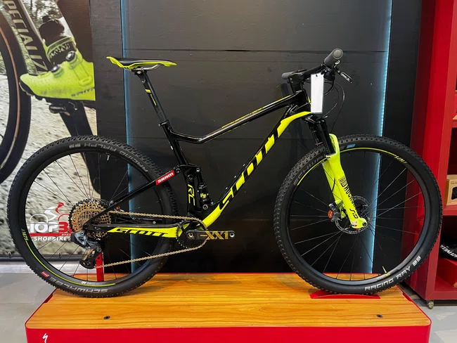 Bicicleta Scott Spark Rc Aro 29 xx1 Axs 12v Preto Amarelo - Seminova