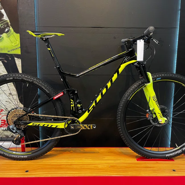 Bicicleta Scott Spark Rc Aro 29 xx1 Axs 12v Preto Amarelo - Seminova