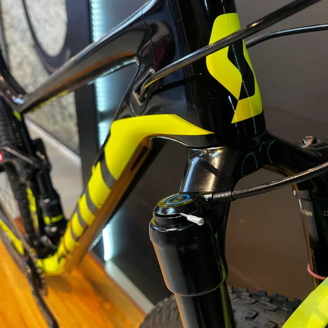 Bicicleta Scott Spark Rc Aro 29 xx1 Axs 12v Preto Amarelo - Seminova