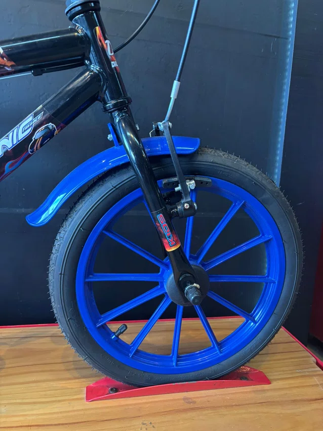 Bicicleta Seminova A16 Dalanio Kids Preto/Azul