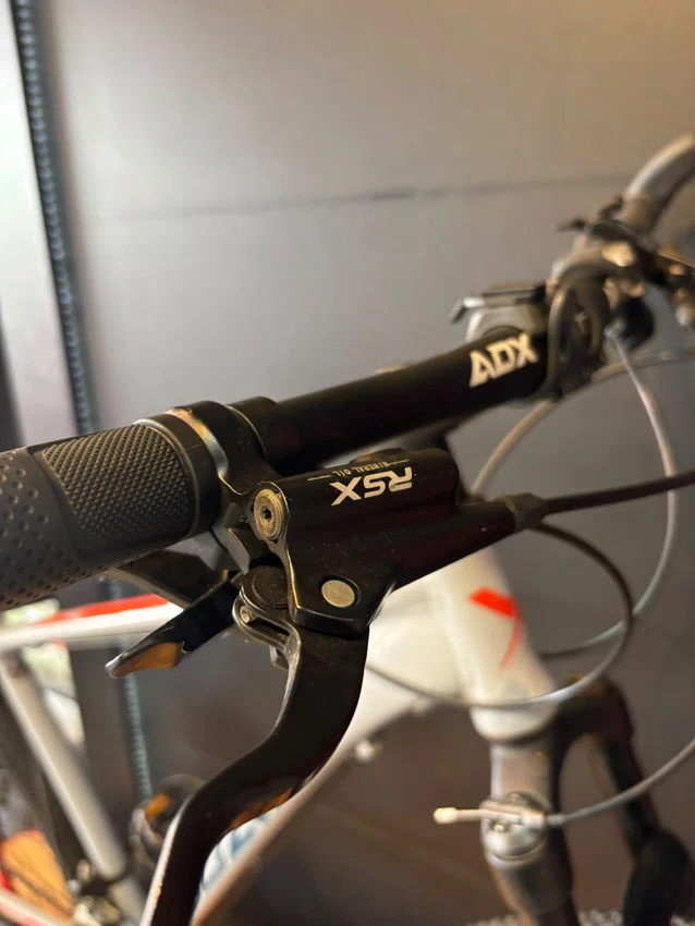 Bicicleta seminova a29 audax havok tx shimano torney 24v t-19 cinza/azul/laranja