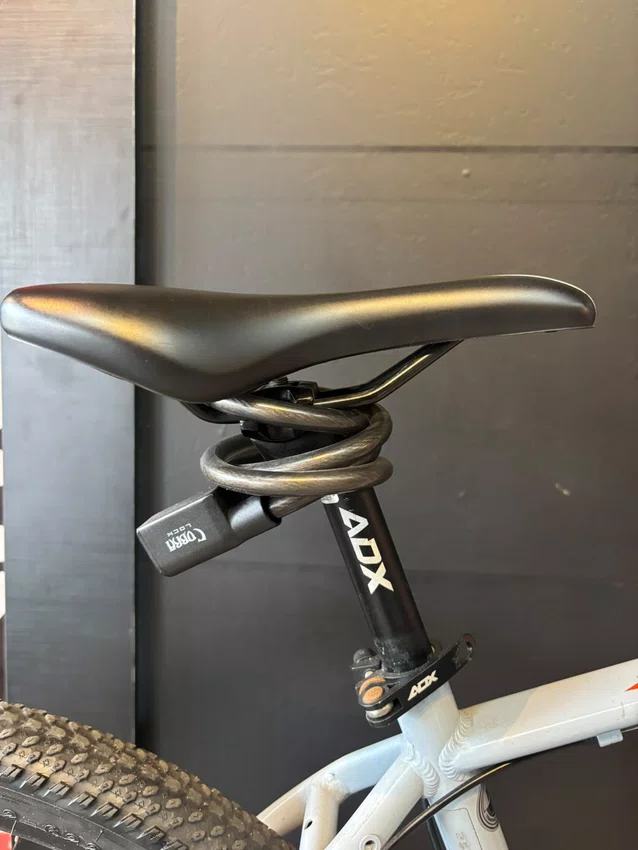Bicicleta seminova a29 audax havok tx shimano torney 24v t-19 cinza/azul/laranja