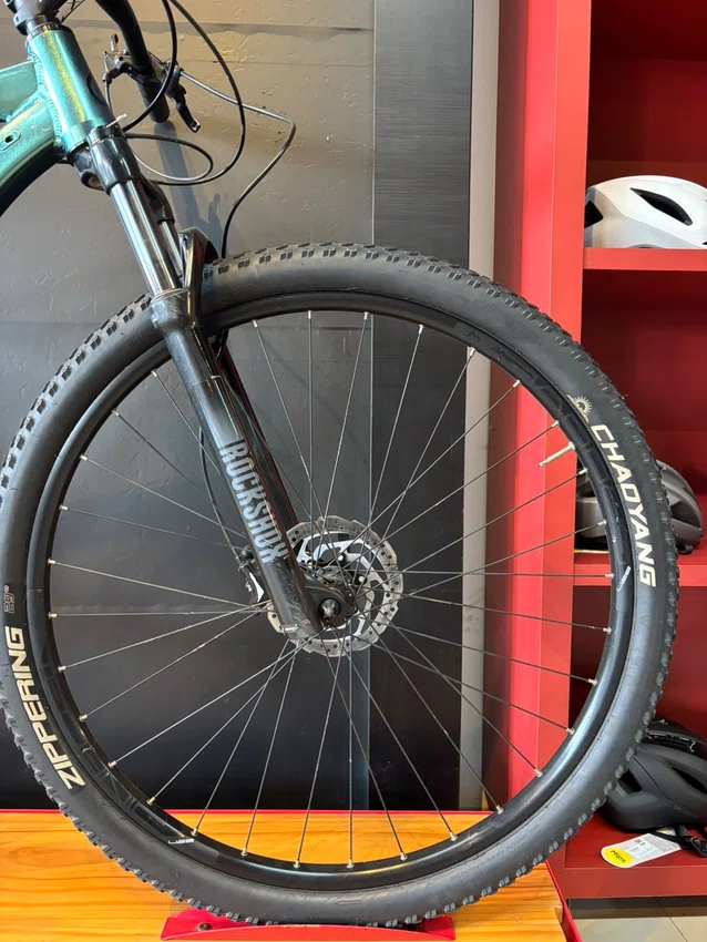 Bicicleta seminova a29 groove ska sram sx 12v t-19 verde/preta