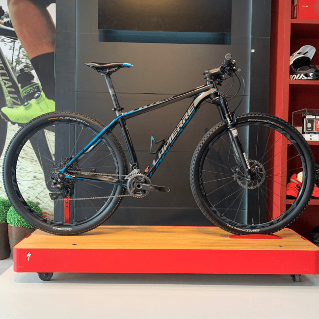 Bicicleta La Pierre PR729 Aro 29 XT 22v Preto e Azul - Seminova