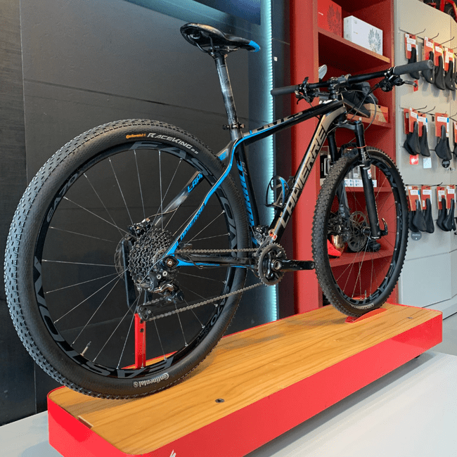 Bicicleta La Pierre PR729 Aro 29 XT 22v Preto e Azul - Seminova