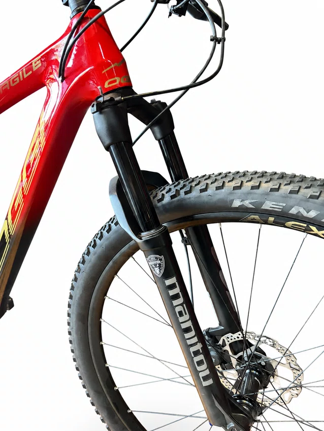 Bicicleta Seminova A29 Oggi Agile Sport Deore 12v T-17 Vermelho/Preto/Dourado