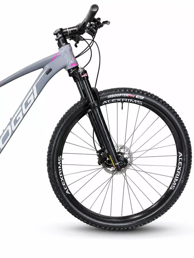 Bicicleta Seminova A29 Oggi Big Wheel 7.2 Shimano Deore 12V T-15 Cinza/Rosa