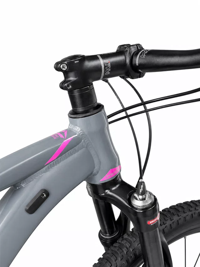 Bicicleta Seminova A29 Oggi Big Wheel 7.2 Shimano Deore 12V T-15 Cinza/Rosa