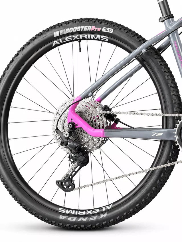 Bicicleta Seminova A29 Oggi Big Wheel 7.2 Shimano Deore 12V T-15 Cinza/Rosa