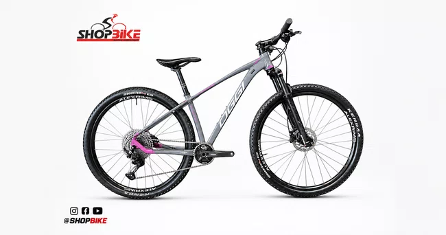 Bicicleta Seminova A29 Oggi Big Wheel 7.2 Shimano Deore 12V T-15 Cinza/Rosa