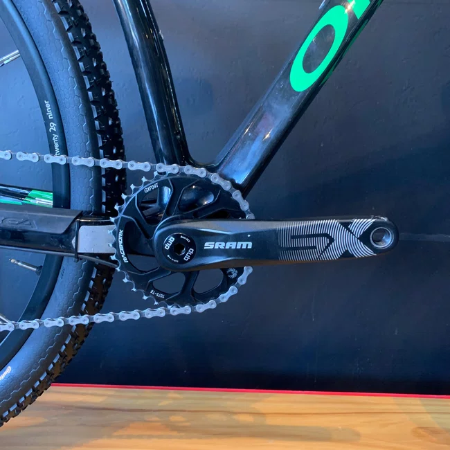 Bicicleta Orbea Alma Aro 29 Gx Lunar 12v Preto e Verde - Seminova
