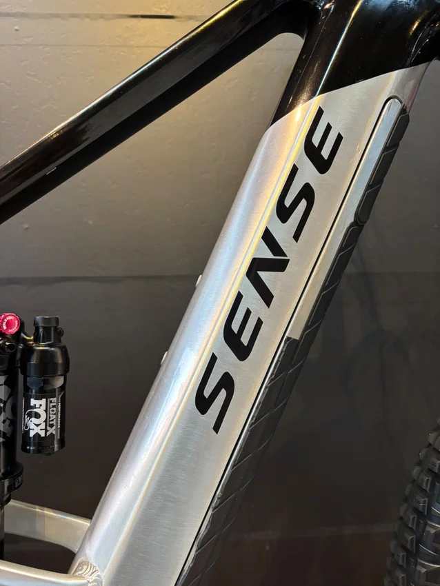 Bicicleta seminova a29 sense exalt e-trail evo forty-5 shimano slx 12v prata/preto