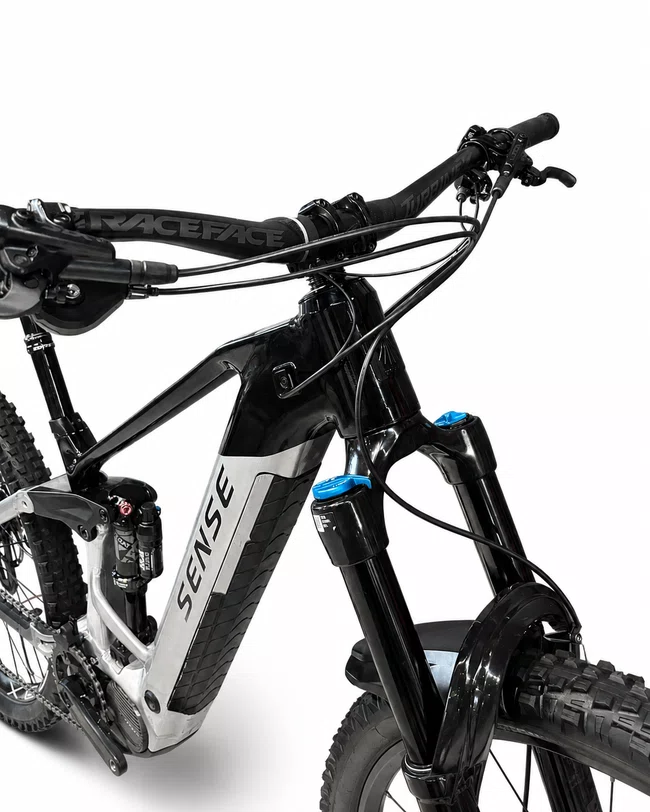 Bicicleta Seminova A29 Sense Exalt E-trail Evo Forty-5 Shimano SLX 12v Prata/Preto