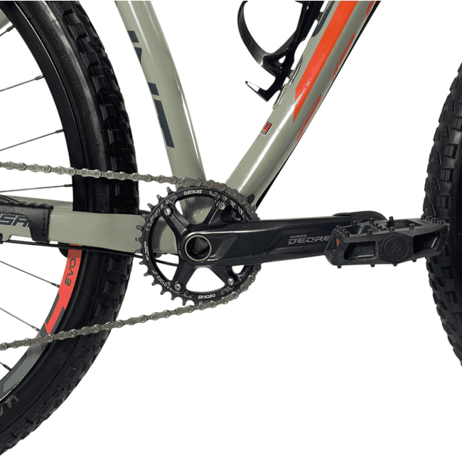 Bicicleta Sense Intense Evo Aro 29 Deore 12v Cinza e Laranja - Seminova