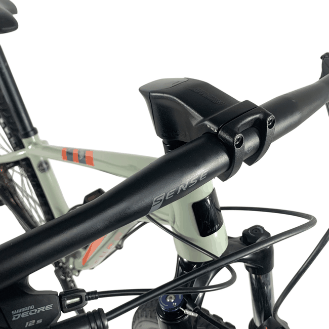 Bicicleta Sense Intense Evo Aro 29 Deore 12v Cinza e Laranja - Seminova