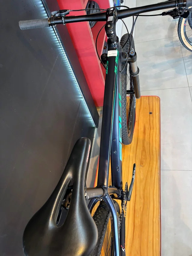 Bicicleta seminova a29 soul sl529 sram nx 12v t-17 preta/verde
