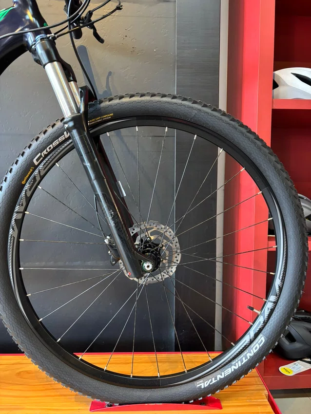 Bicicleta seminova a29 soul sl529 sram nx 12v t-17 preta/verde