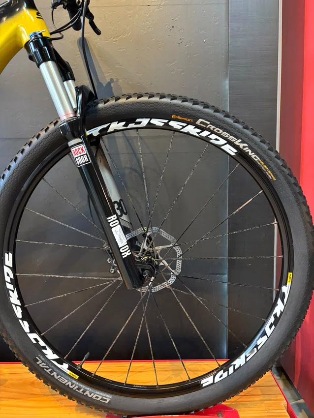 Bicicleta seminova a29 soul sl829 sram nx 12v t-17 preto/amarelo