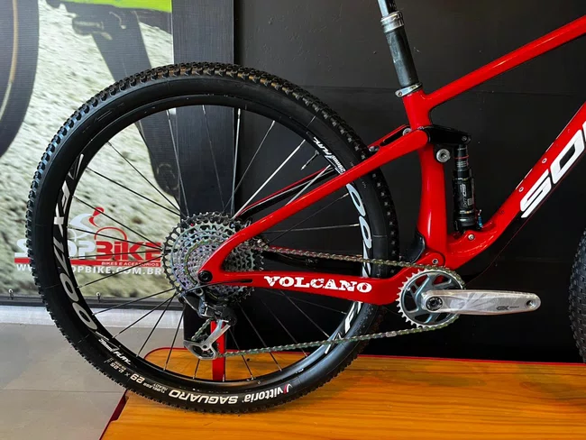 Bicicleta Soul Volcano Aro 29 SRAM GX 12v Vermelho/Preto Seminova