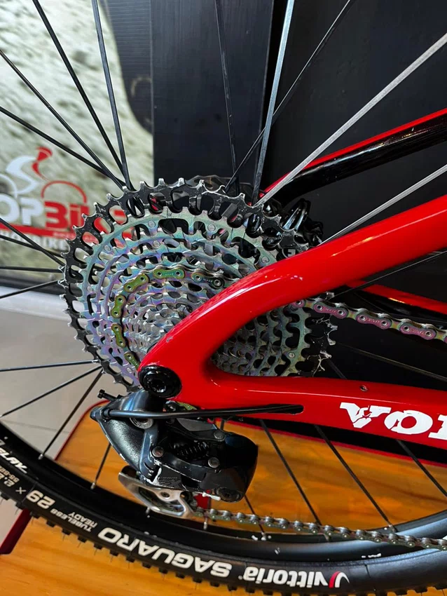 Bicicleta Soul Volcano Aro 29 SRAM GX 12v Vermelho/Preto Seminova