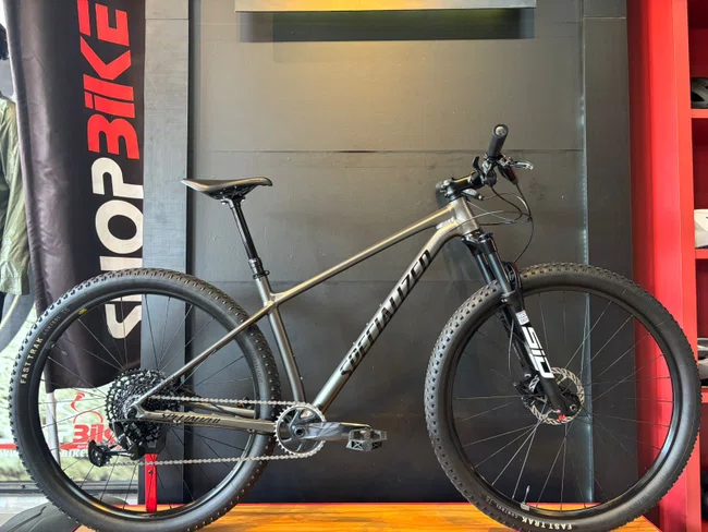 Bicicleta seminova a29 specialized chisel ht sram sx 12v t-17 grafite