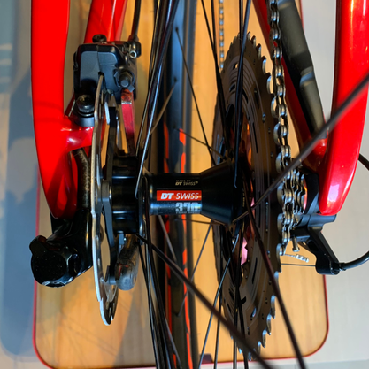 Bicicleta Specialized Epic Race Full Comp Carbon Aro 29 SLX 12v 2021 Vermelho e Branco -  Seminova